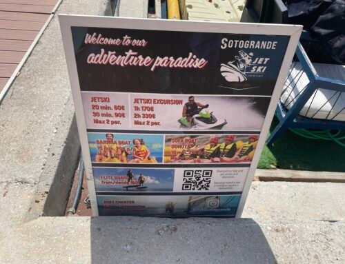 Súbete al Banana Boat en La Marina de Sotogrande